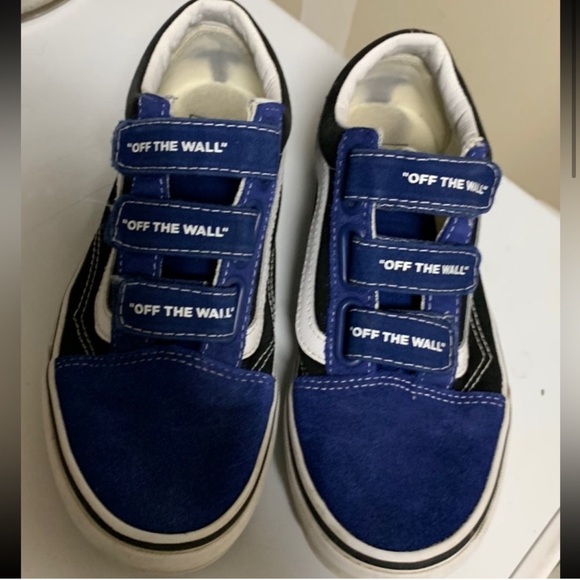 Classic Old Skool Classic Vans Blue/Black Sneakers Classic Design - Picture 2 of 10